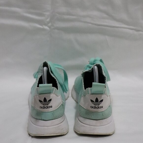 Adidas Womens Green Sz 6‎ FLB W PK Lace Up Athletic Comfy Outdoor Tennis Shoes - Picture 3 of 6